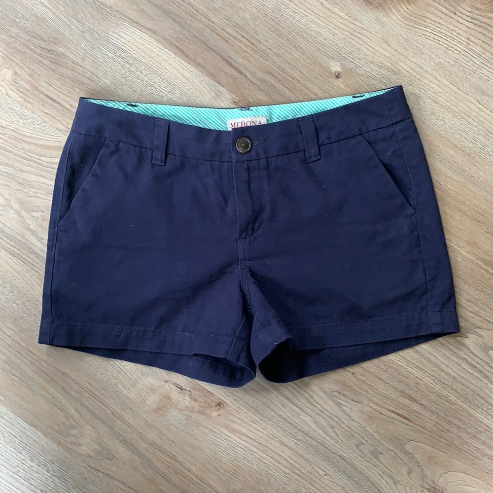Navy Blue Merona Chino Shorts